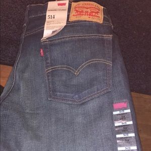 Levi Strauss & Co Strait fit Jeans. Dark Blue.
